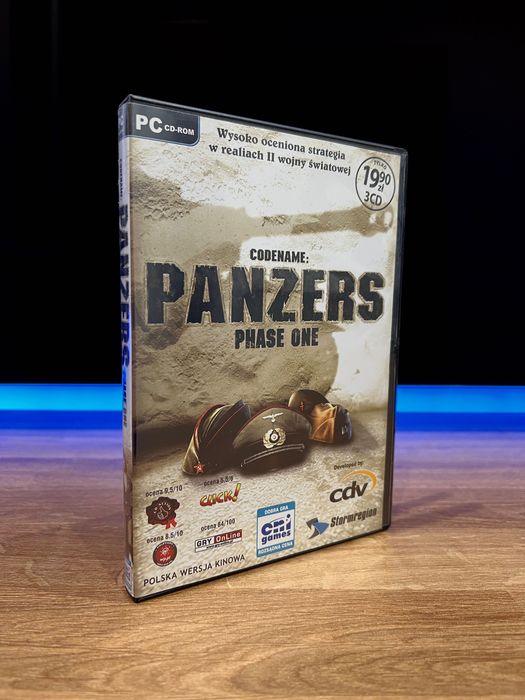 Codename: Panzers - Phase One (PC PL 2004) DVD BOX polskie wydanie