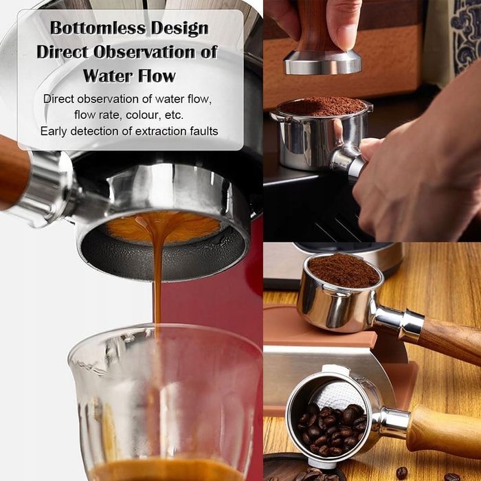 Kolba bez dna 51 mm do Delonghi EC680/EC685