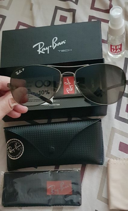 Очки солнцезащитные Ray-Ban оригинал,  Cockpit Carbon Fibre RB8301 029