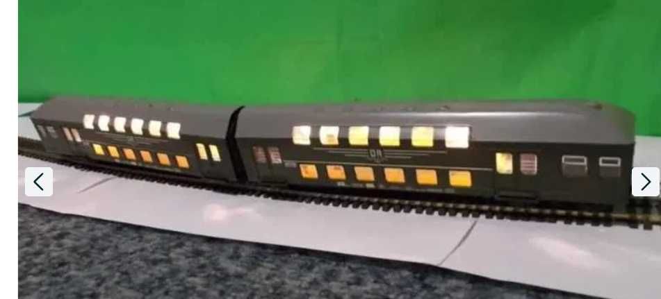 Пассажирские вагоны СО СВЕТОМ Заводским !! Пико Piko 1:87 НО Коробка !