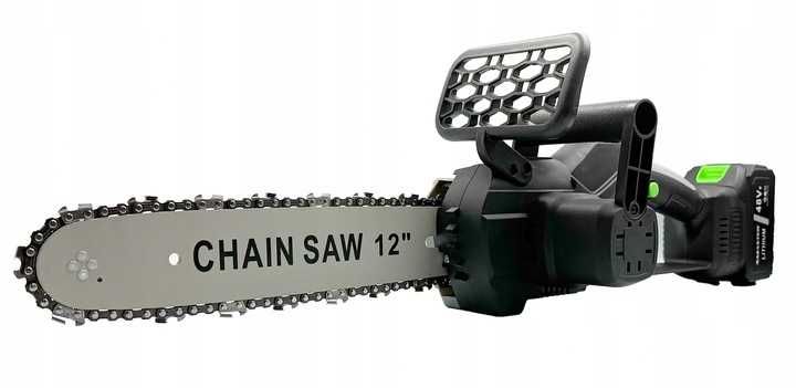 NOWA Piła Akumulatorowa Elektryczna Łańcuchowa Do Drewna Ogrodu OKAZJA