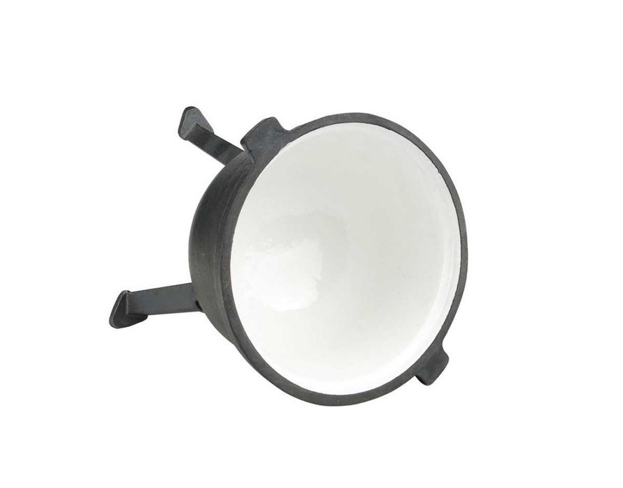 KOCIOŁEK żeliwny 8L. emaila emaliowany GARNEK myśliwski  404