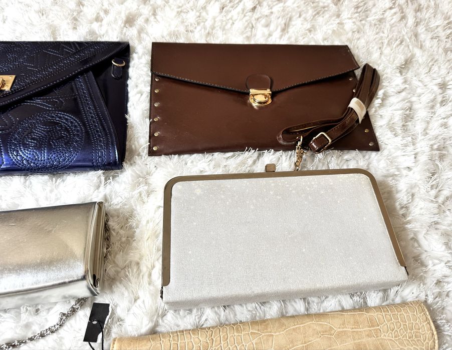 Conjunto de carteiras e porta-moedas