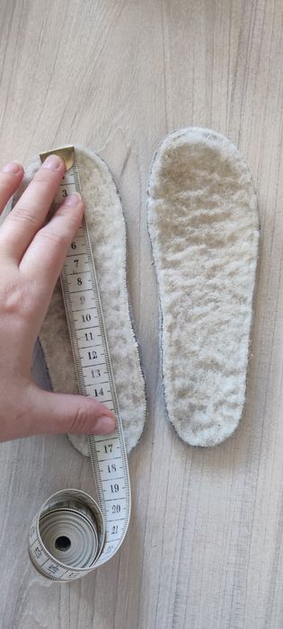 Стельки детские 17 см шерсть и войлок