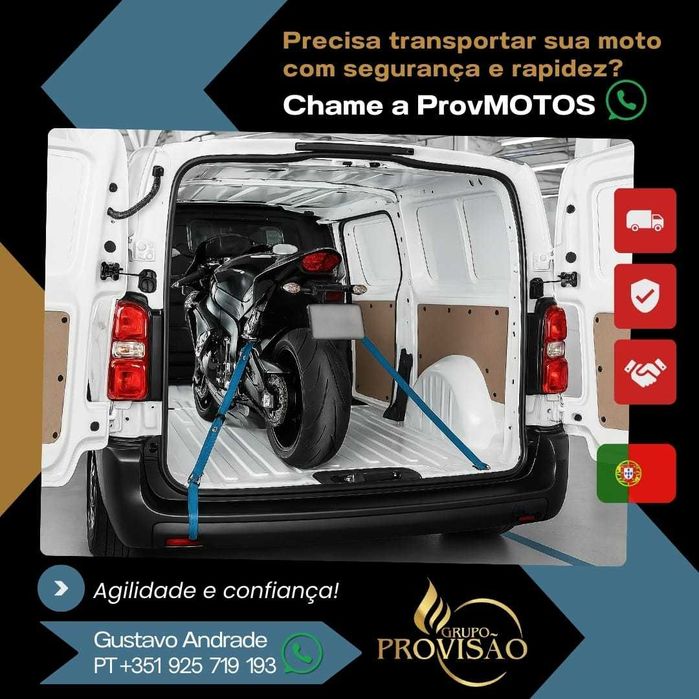 Fretes, Pequenas Mudanças e Reboque de Motas - Preço Justo & Qualidade