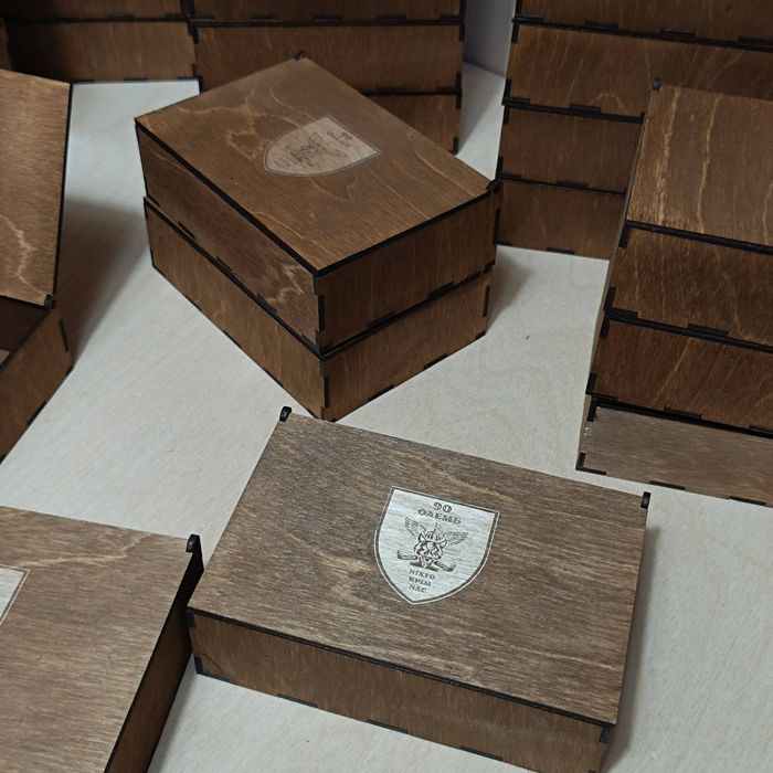 Деревянная подарочная коробка из фанеры, под любой размер