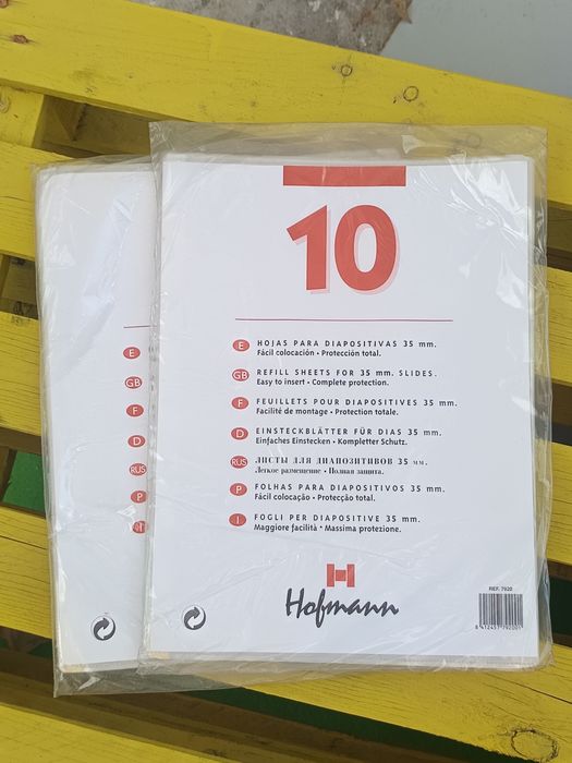 Folhas Hoffman para guardar Slides/Diapositivos Novas