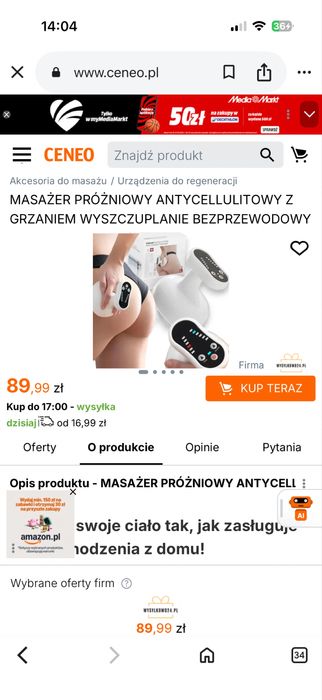 Masazer 3w1   Bezprzewodowy