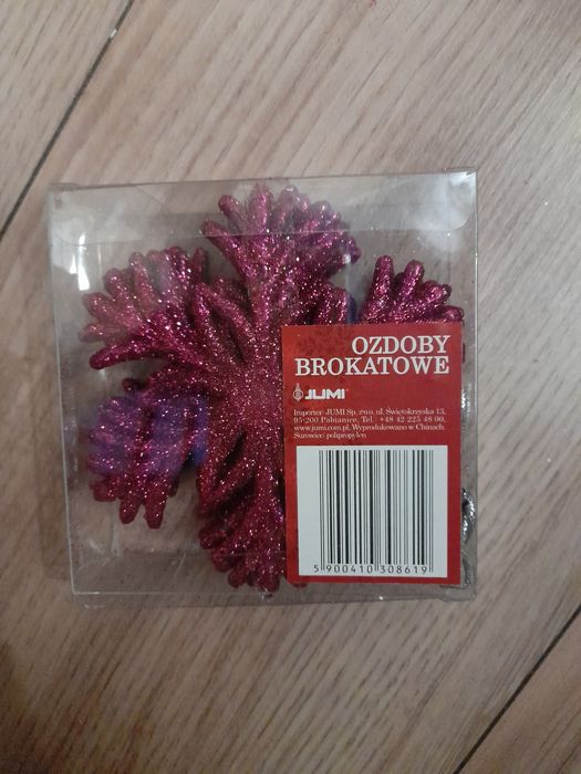 Zawieszki na choinkę śnieżynki