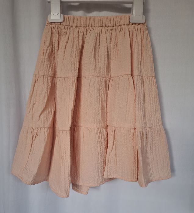 H&M morelowa spódnica z krepy r. 92