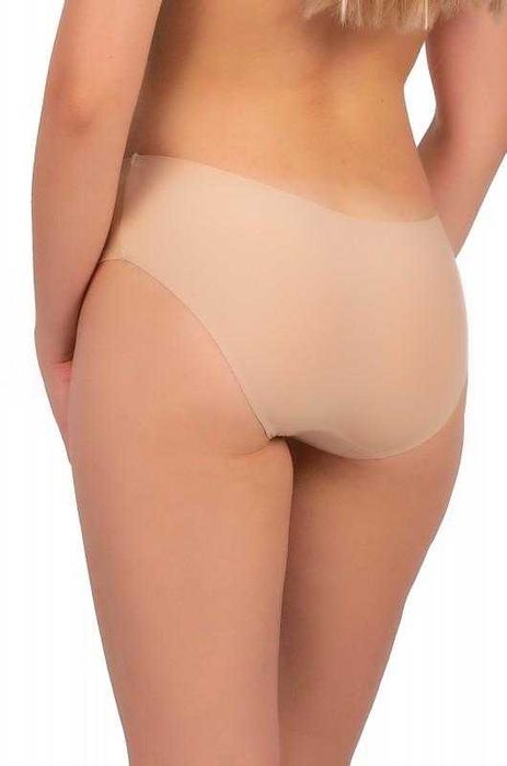 Figi laserowo cięte mini bikini czarne beżowe białe M