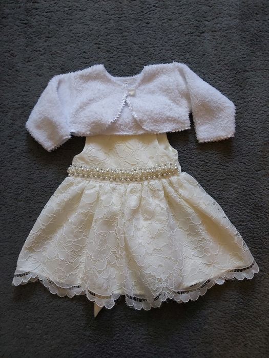 Sukienka wizytowa r. 74 + bolerko