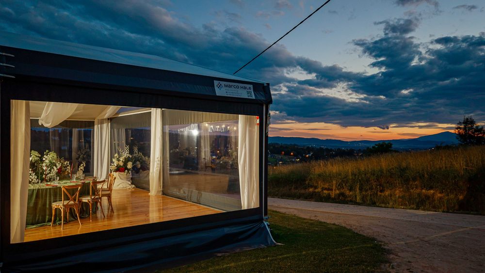 Namiot Eventowy 150m2 | Wesela, Komunie, Poprawiny | Podłoga, Atest