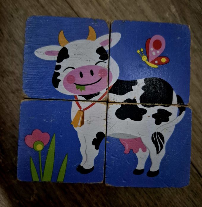 Пазл-кубики Viga Toys "Ферма"