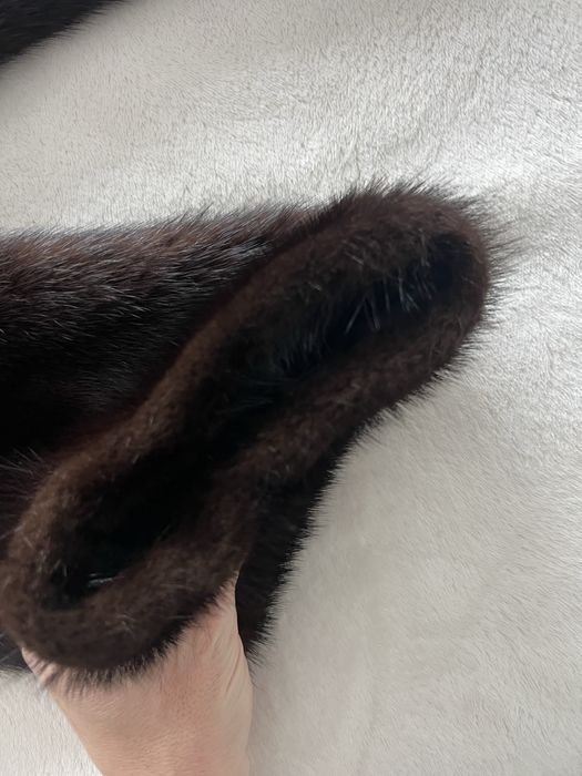 Норкова шуба, гіркий шоколад, стієчка 44р