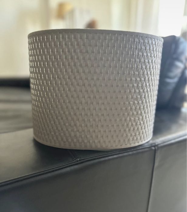 Abajur cinzento Ikea