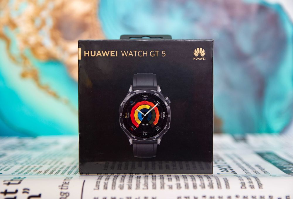 +Подарунки! НОВІ! Смарт часы Huawei GT 5(Black)|Гарантія!|GPS/5АТ