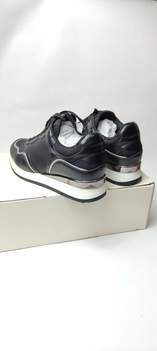 Buty sneakersy damskie czarne skóra Liu Jo rozmiar 36 wkładka 23,5 cm