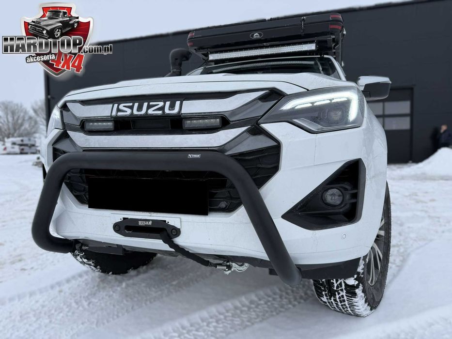 Orurowanie przednie bez poprzeczki CZARNE Isuzu D-Max 2024+