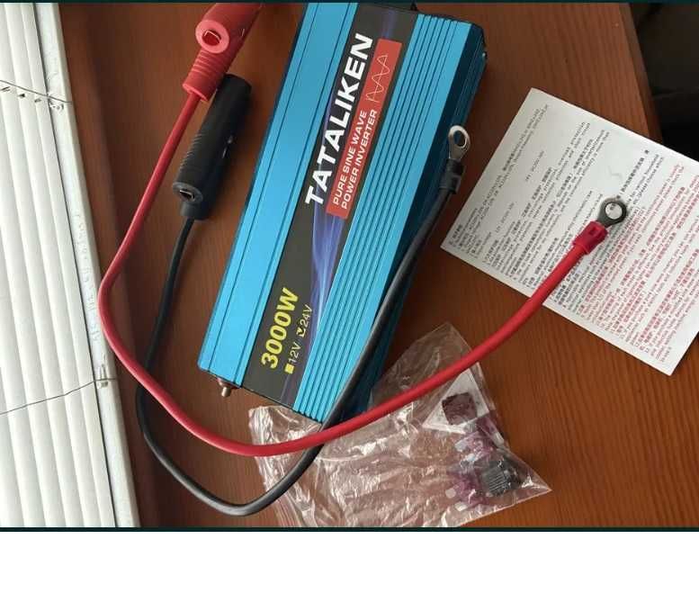 Інвертор 12v 3000 Вт TATALIKEN Чистий синус вентилятор