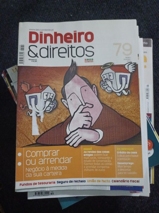 Revistas "Dinheiro e Direitos", "Teste Saúde" e Proteste