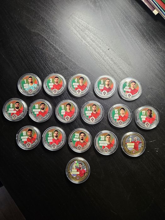 Coleção Icoins moedas FPF Portugal mundial 2026