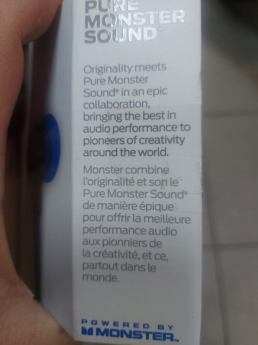 Навушники Monster adidas IN-EAR BLUE