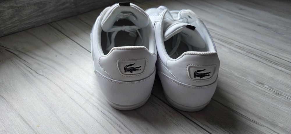 Buty meskie lacoste białe stan idealany