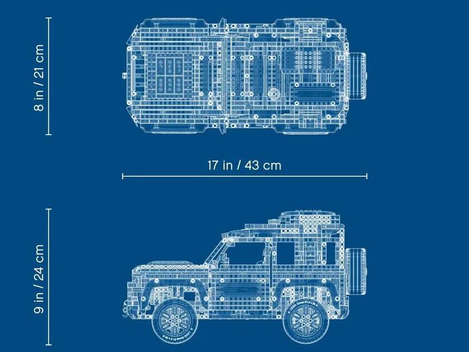 Конструктор сумісний з LEGO Technic Land Rover Defender (42110)