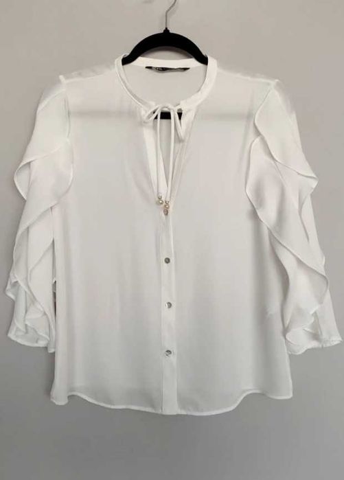 Elegancka biała bluzka Zara