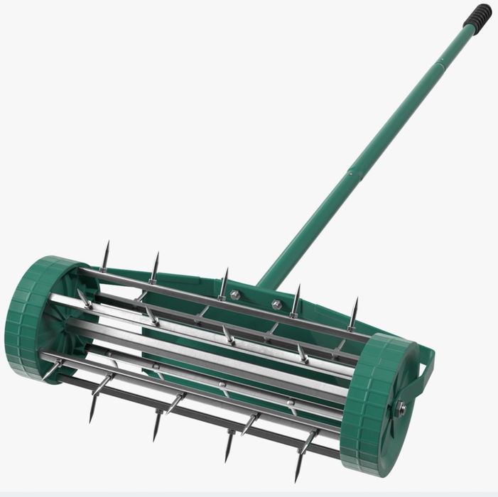 Aerator Wertykulator Ręczny Walcowy Kolce do Trawy Trawnika Murawy