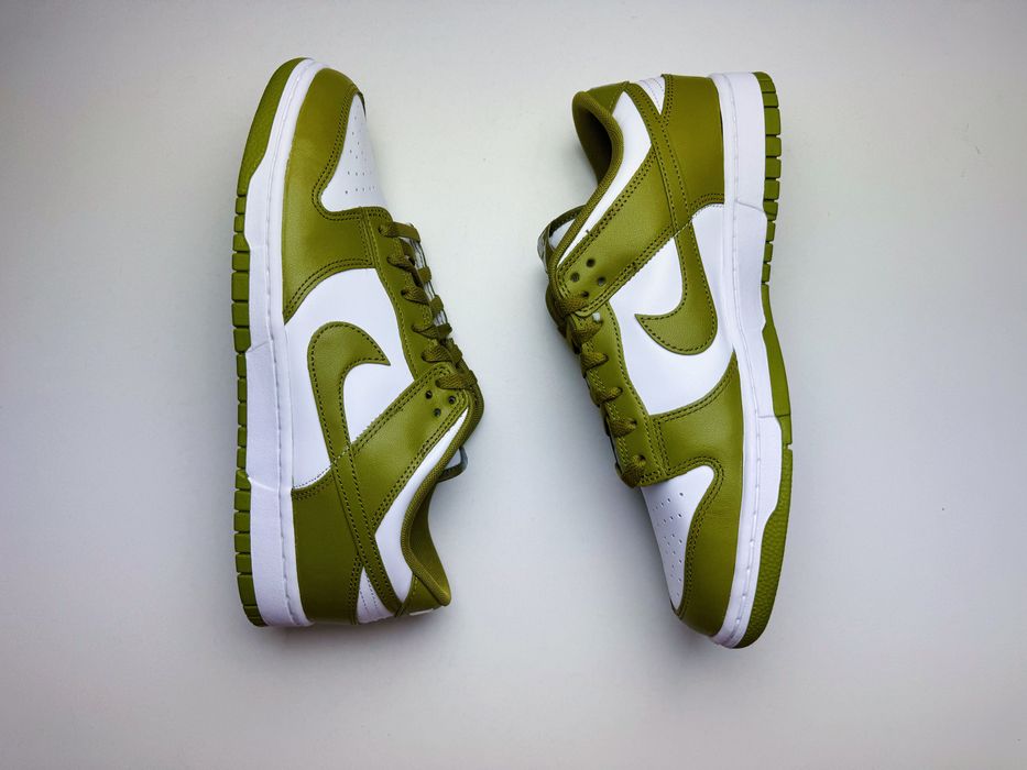 Nike Dunk Low Retro White Pacific Moss green 10.5 44.5 28,5cm high