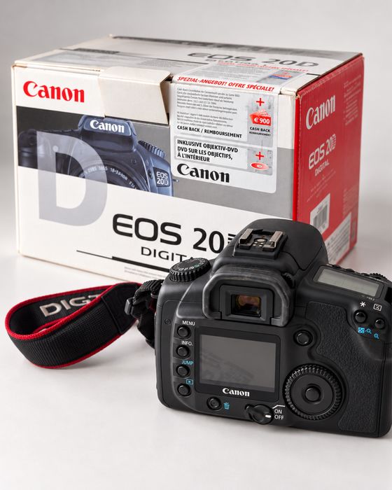 Canon EOS 20D – Nunca Utilizada | Caixa Original + Cartão 256 MB