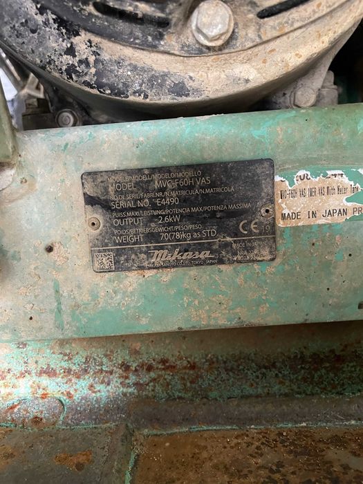 Placa compactadora Mikasa MVC-F60