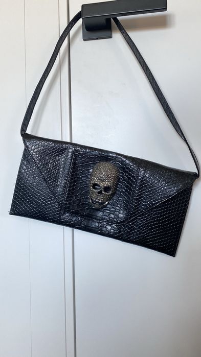 Сумка - клатч з черепом