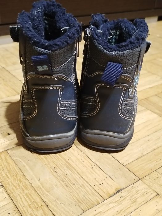 Kozaki chłopięce granatowe r25