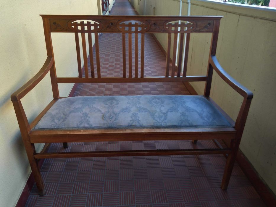 Cadeirões Art Deco de marcenaria Portuguesa anos 30 século XX.