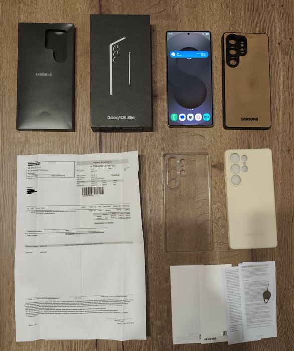 Samsung Galaxy S25 Ultra 512GB 12GB Zloty Gwarancja Smartfon + GRATISY S25U Sprawny 100%