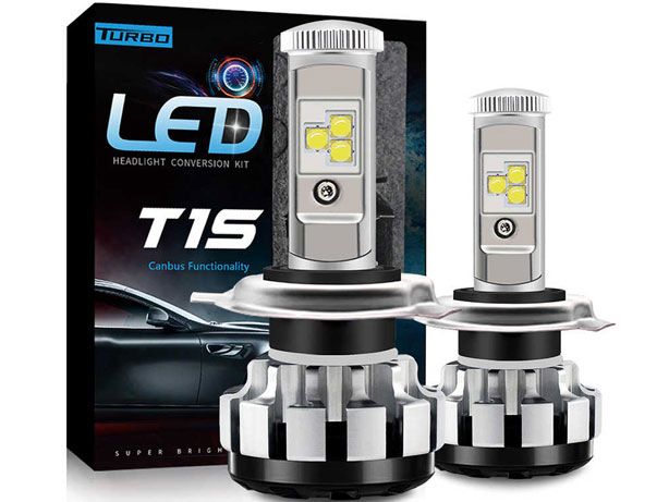 Lâmpadas LED H4 Pro Turbo (CANBUS) 80W Luz Branca 6000K (NOVO)