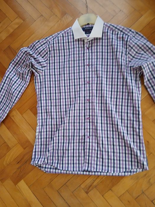 Koszula męska w kratkę Respekt 41