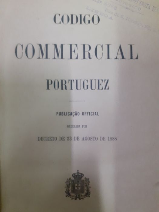Código Comercial Português, 1888
