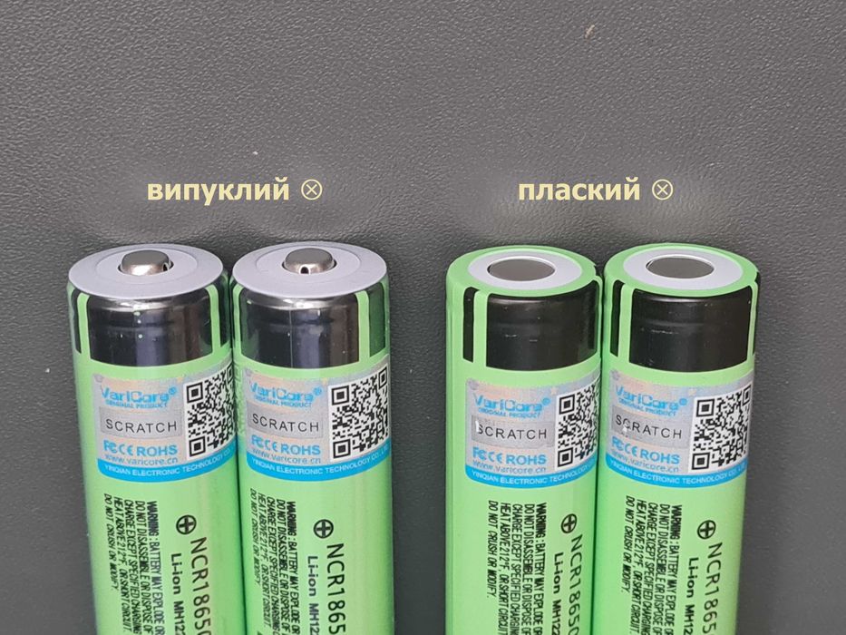 18650 акумулятори VariCore 3400mah NCR 18650B  НОВІ