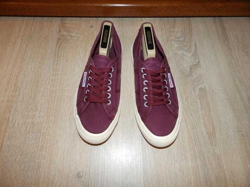 Кроссовки , кеды superga classic burgundy