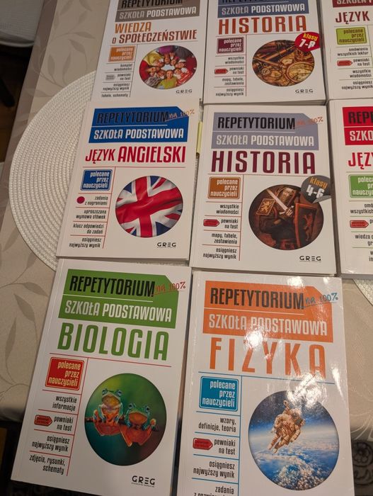 Repetytorium do szkoły podstawowej j.polski, matematyka, historia