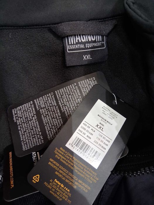Kurtka Magnum Wolf / Czarna / Rozm. XXL / Nowa