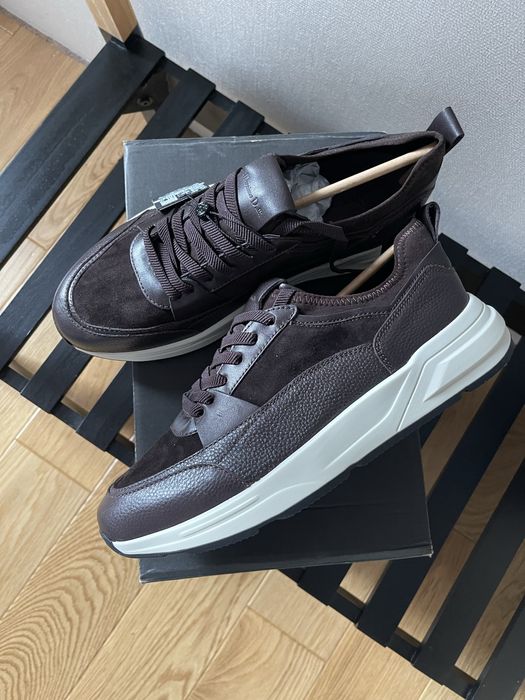 Брендові Кросівки кеди 44 р справжня шкіра шкіряні Massimo Dutti 45 р