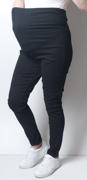 H&M MAMA_jeansy ciążowe Jegginsy_L L72cm
