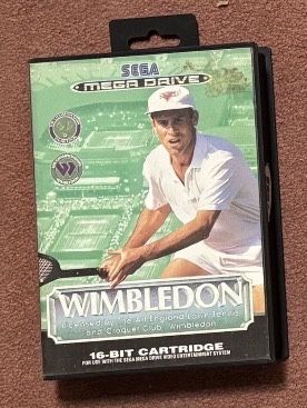 Sega Mega Drive II e jogo Wimbledon