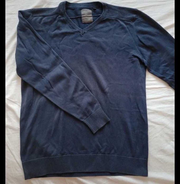 Granatowy sweter C&A Angelo Litrico (rozm. L)