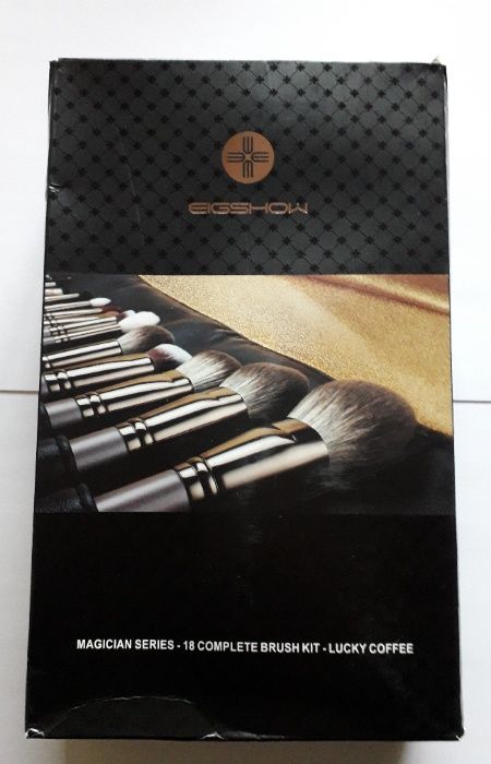 Conjunto de Pincéis Profissionais EIGSHOW Lucky Coffee - VALOR FIXO